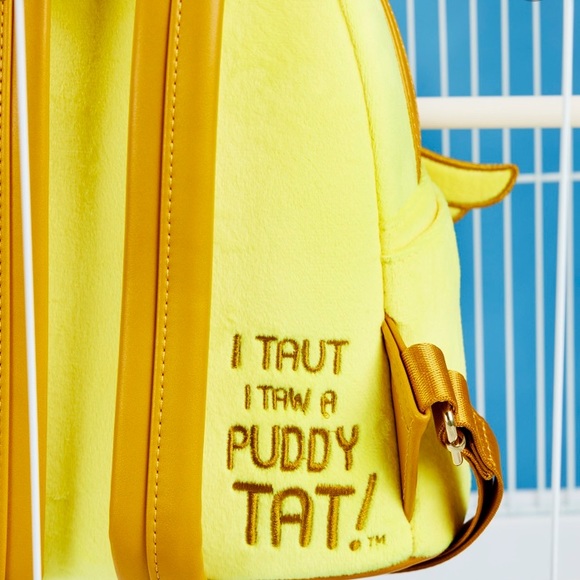 Loungefly Looney Tunes Tweety Bird Backpack Bag Purse 80th Anniversary NWT - Picture 11 of 16